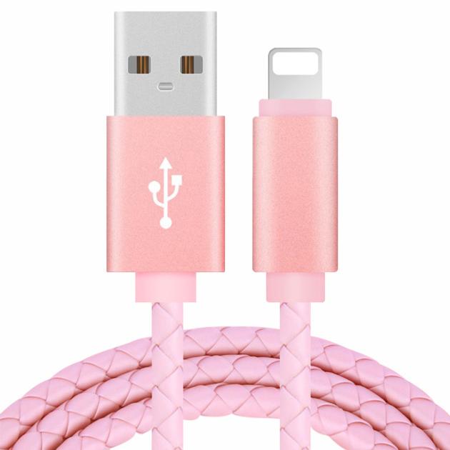 Leather Braided USB Cable USB A