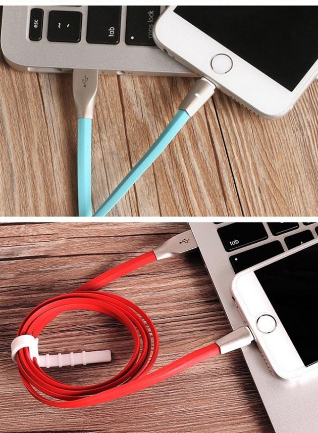 Zinc Alloy USB Cable With LED