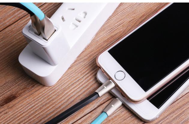 Zinc Alloy USB Cable With LED