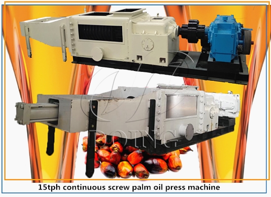 palm oil presser for extracting palm oil