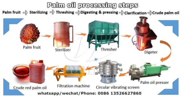 mini simple palm oil production line
