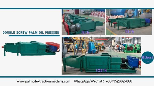 Factory price supply double screw palm oil press machine