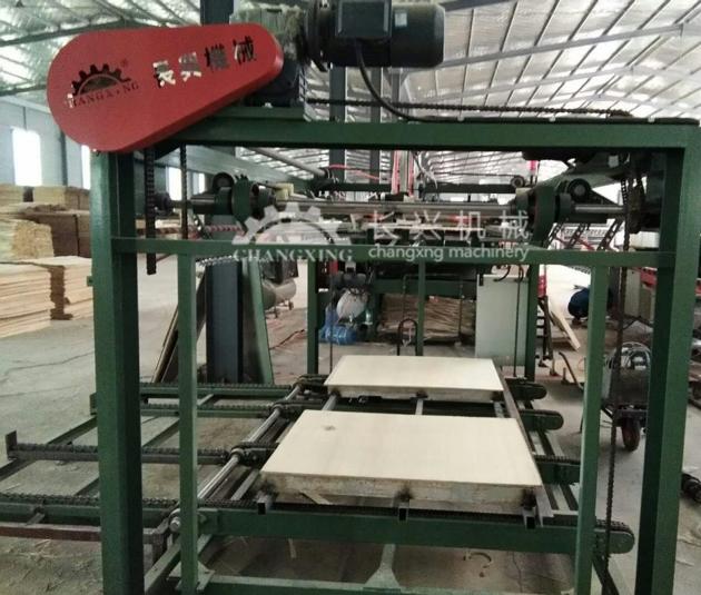 wood core veneer composer machine