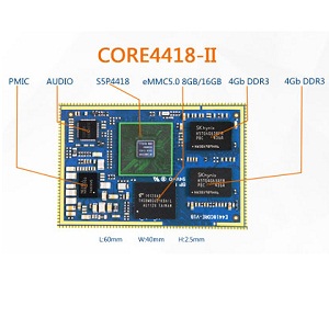 Samsung S5P4418 Cortex-A9  Mini CPU board, 1.4GHz, Android System