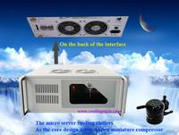 mini Liquid chiller with 4U computer appearance