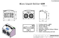 mini Liquid chiller with smallest compressor-400W cooling capacity