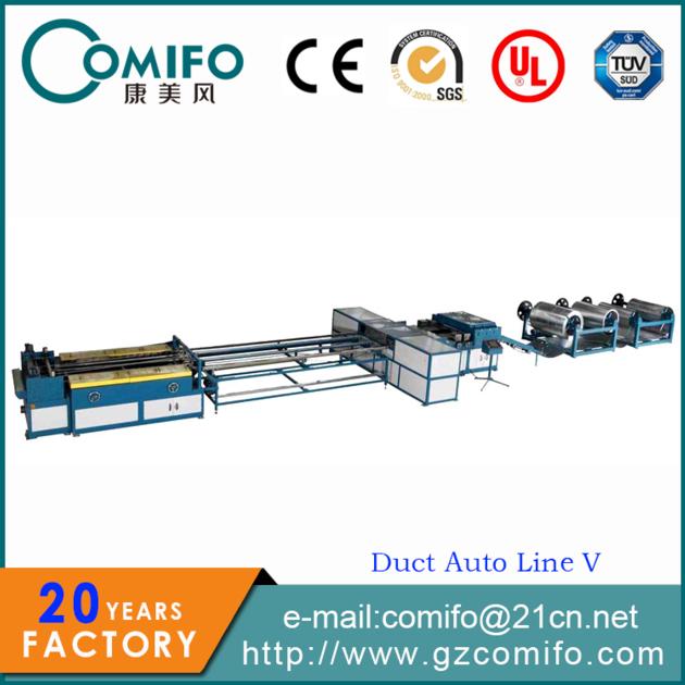 Auto duct line 5, duct machine, duct forming machine