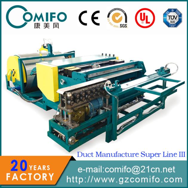 Duct manufacture super line 3, duct machine, duct forming machine