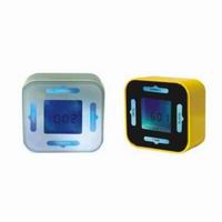 Four Sides Rotate Clock ,Music Clock