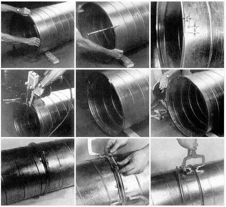 Spiral Duct Forming Machine Spiral Tube