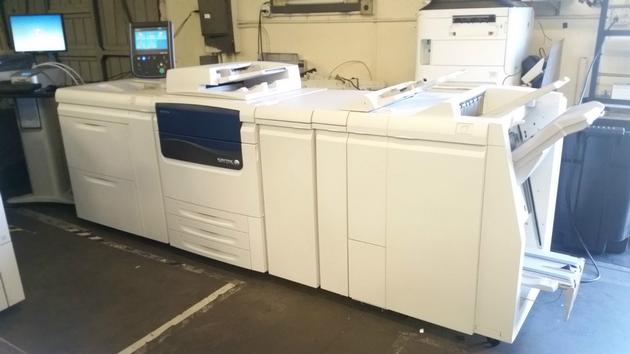 Xerox Color J75 Press. Meter only 4,700 copies