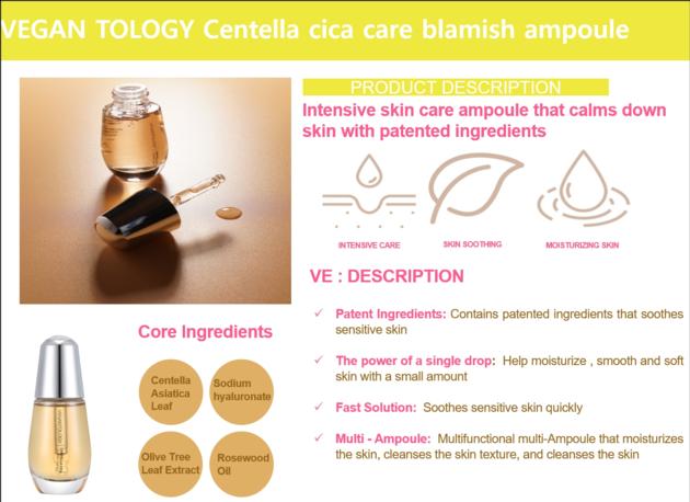 VEGAN TOLOGY Centella Cica Care Blamish