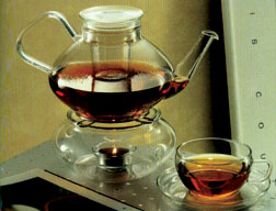 glass teapot