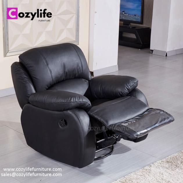 Manual Or Electric Lift Black Leather