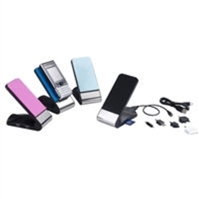 Mobile phone holder charger with hubs