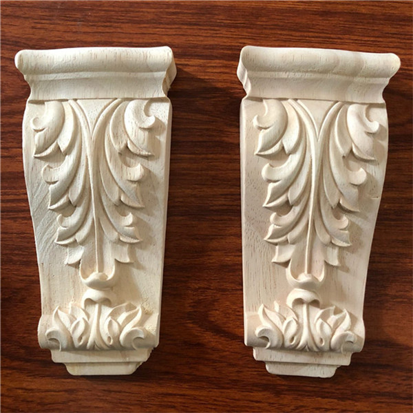 Rubber Wood Carving Corbel For Furniture