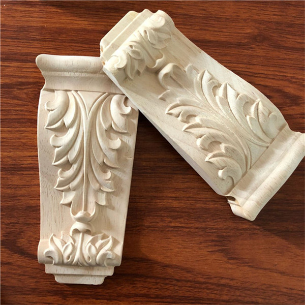 Rubber Wood Carving Corbel For Furniture