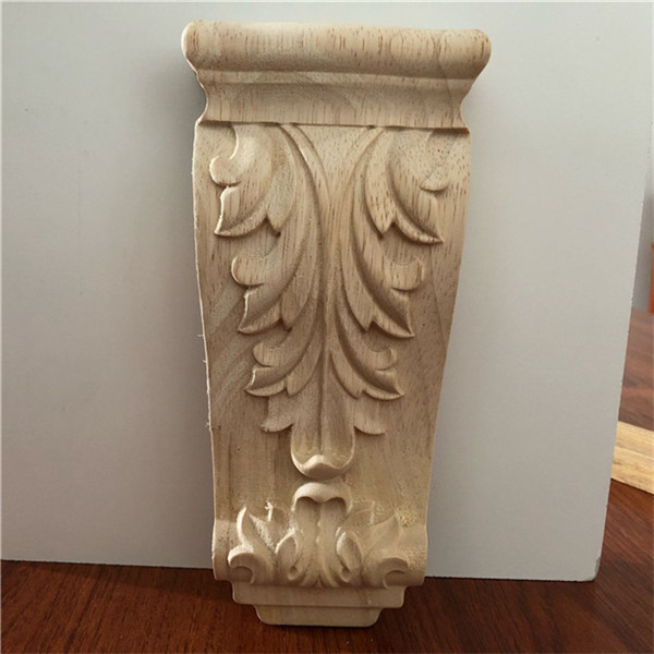 Rubber Wood Carving Corbel For Furniture