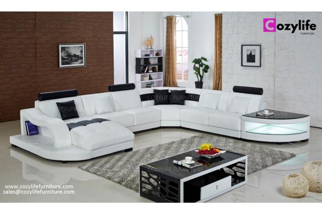 Modern Large L Shaped Corner Reclining