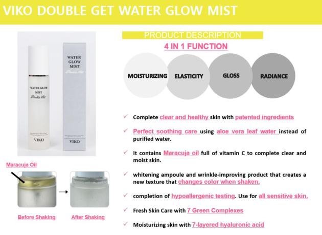 VIKO DOUBLE GET WATER GLOW MIST