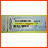 Windows 7 Pro COA Label Sticker License Key Card X16