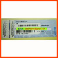 Windows 7 Pro COA Label Sticker License Key Card X16