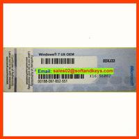 Windows 7 Ultimate OEM COA License Label Sticker Key (X16, blue)