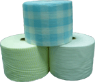 Nonwoven soft towel roll
