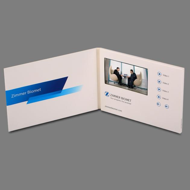 Customized video brochure
