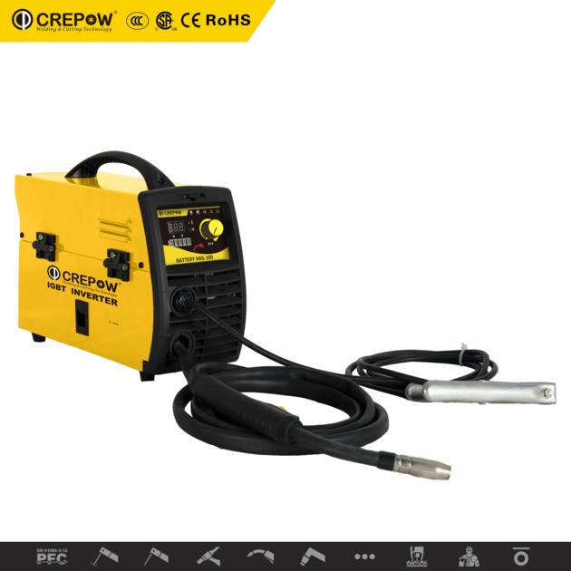 Crepow Battery Welder MIG100 Gasless With
