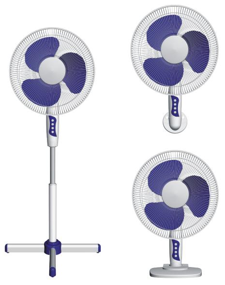 16" Stand Fan (3in1)  CRYSF-16BI(3in1) 