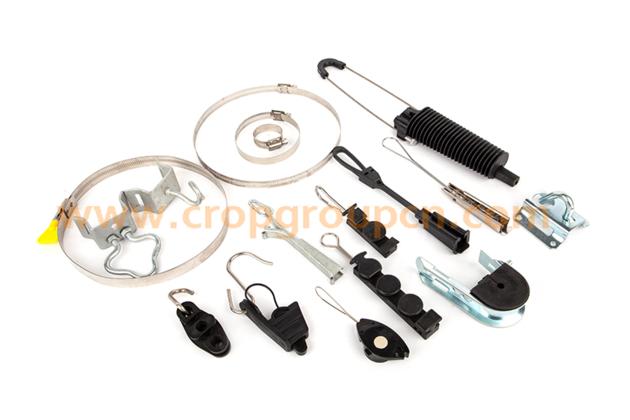 Fiber optic cable clamp for ADSS cable