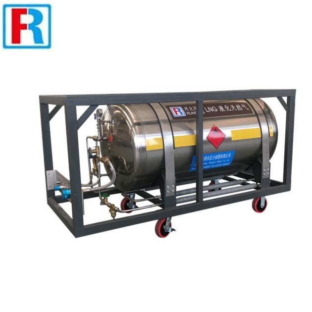 Horizontal LNG Cryogenic Liquid Cylinders 499L