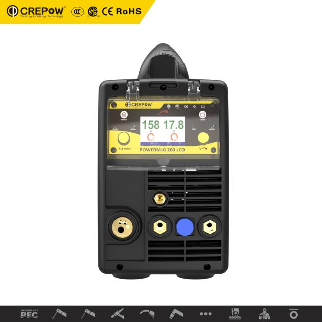 Crepow POWERMIG200LCD Inverter Multi Function MIG