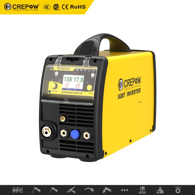 Crepow POWERMIG200LCD Inverter Multi Function MIG