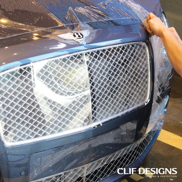 Clif Designs low-yellowing self healing car paint protection film self adhesive clear bra