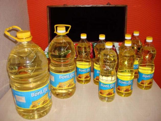 Refined sunflower oil