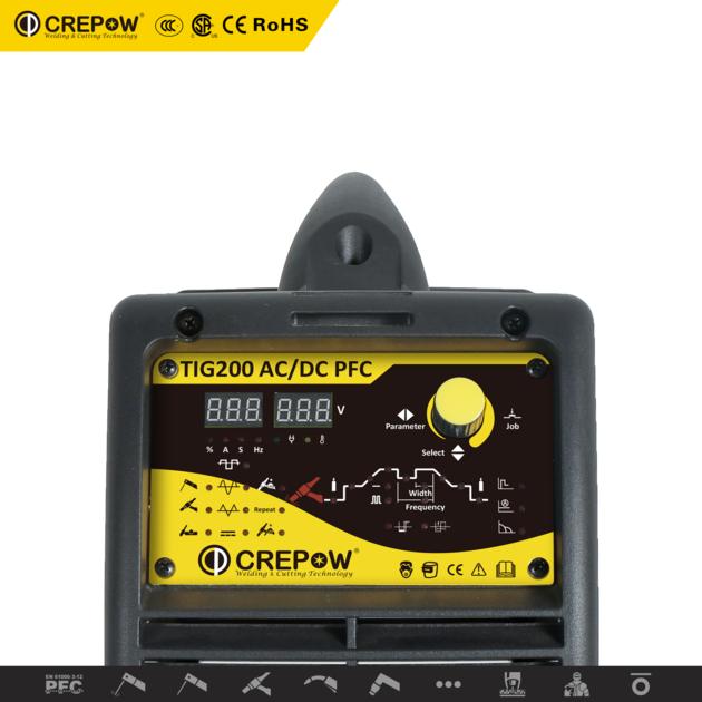 Crepow TIG200 ACDC Inverter ACDC Pulse