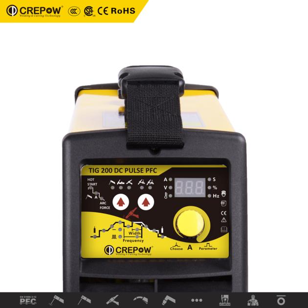 Crepow Inverter TIG200 DC PULSED PFC