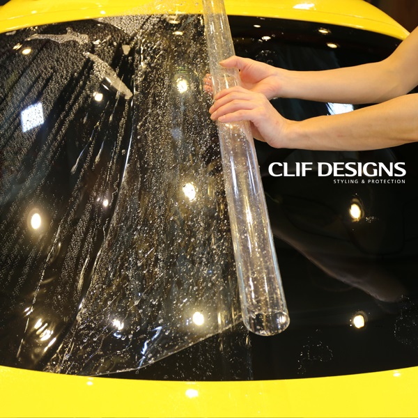 Clif Designs car windshield protection film tint self adhesive sunroof panorama protection film wind
