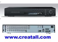 24CH H.264 DVR support HDMI,SD CARD VIDEO RECORDING,LED display