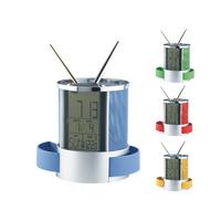 pen holder with calendar, office supply