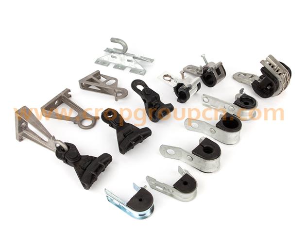 ABC suspension clamps for self supported twisted conductors