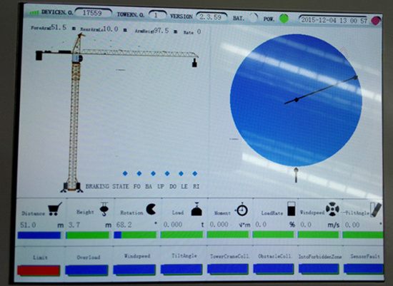 Tower Crane Anti Collision Device ACD System