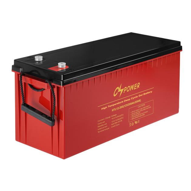 China high temperature deep cycle gel battery 12V 200AH