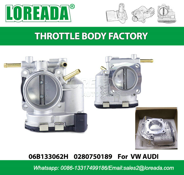 Electronic throttle body for VW Santana3000 06B133062S 06B133062H 0280750189 