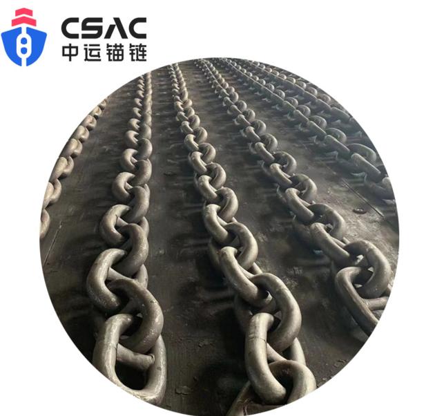 Grade 2 Grade 3 Black Painted Marine Anchor Chain