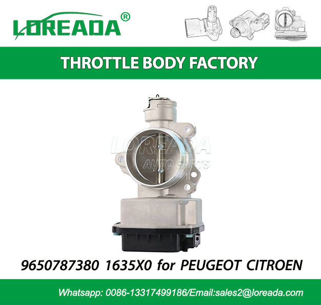 New Throttle body for Peugeot 307 407 Expert 1.8 2.0 9650787380 1636.68 408-239-827-001Z V42-81-0007