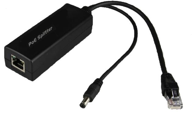 802.3af POE Splitter with cables, 5V/2A