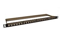 0.5U 24P & 1U 48P High-density Snap-in Patch Panels